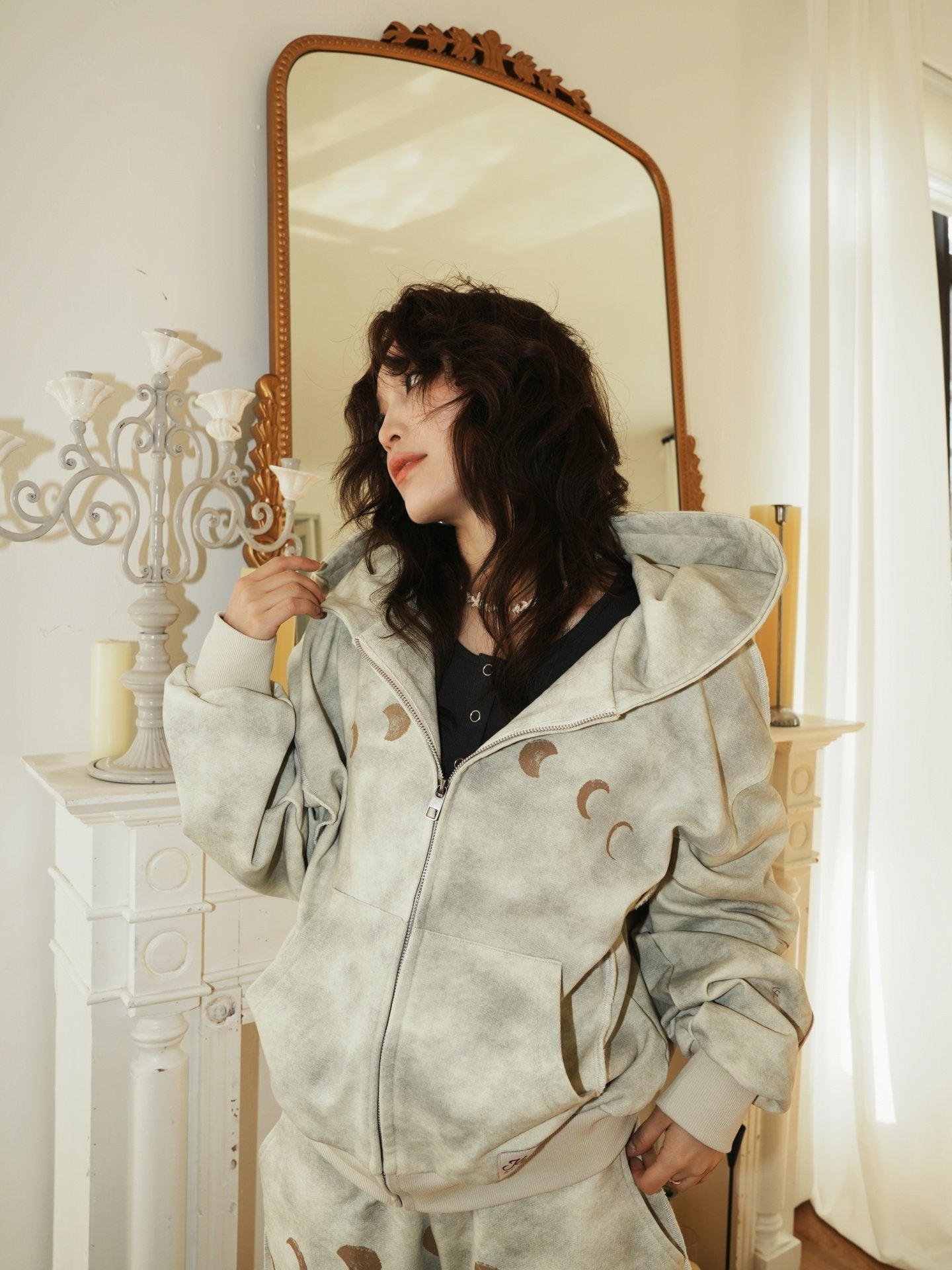 Unicorn – Street Hoodie – Apricot