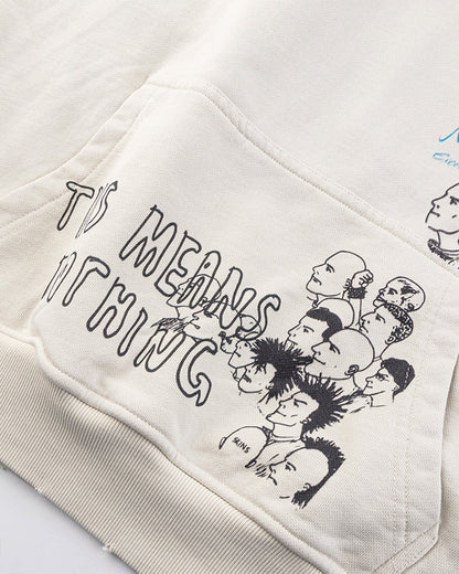 Autumn Winter Graphic Hooded Sweatshirt