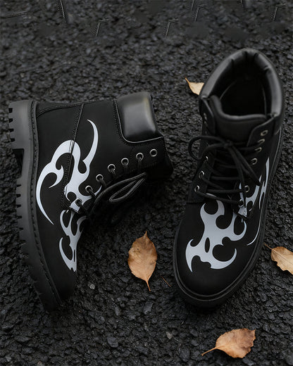 Motorcycle High-Top Martin Boots for Men