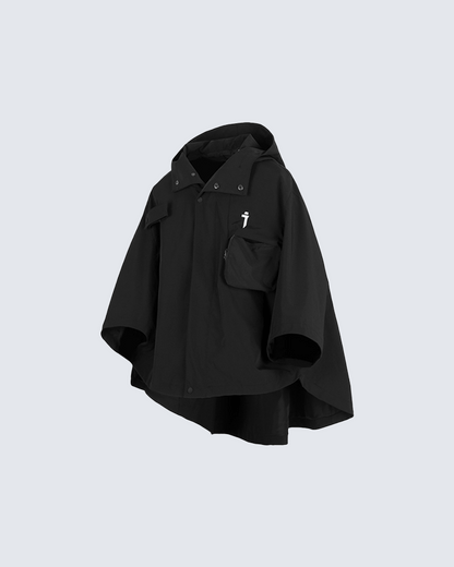 Utility Hooded Cargo Poncho