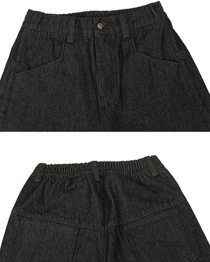 Vintage Casual Denim with Studded Details