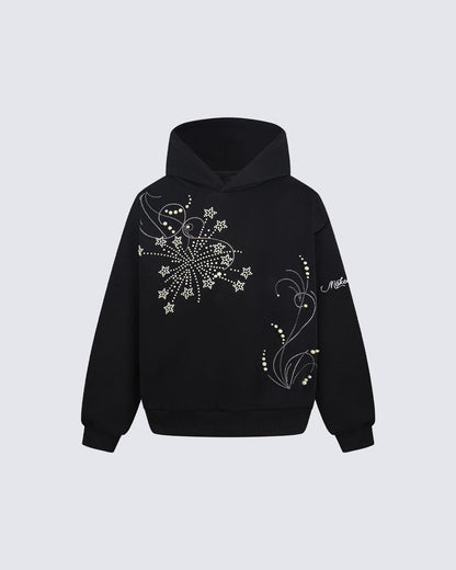 Vintage Studded Firework Hoodie