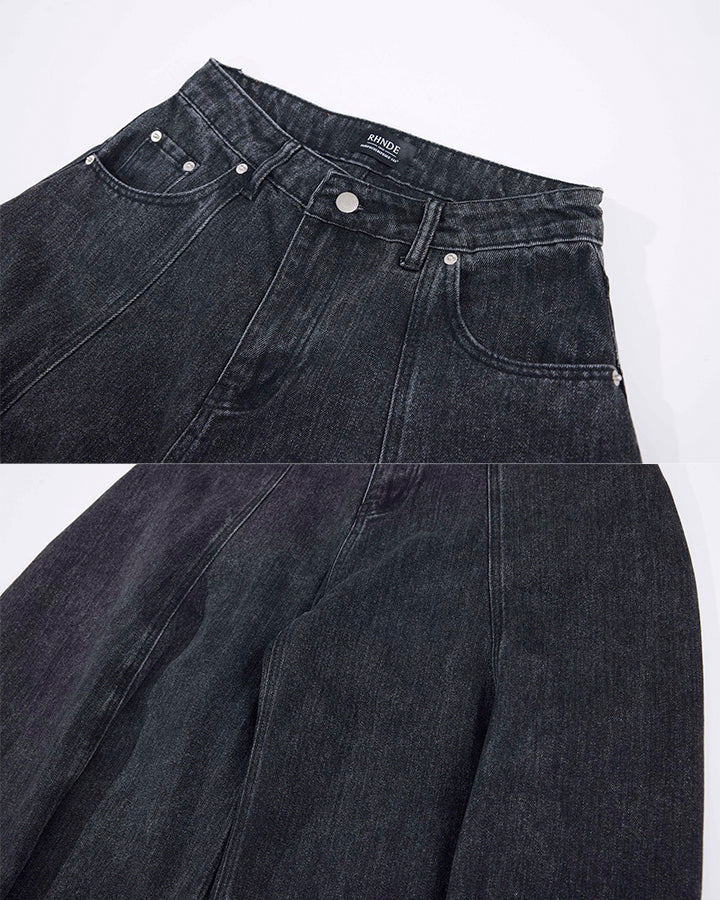 Winter New Vintage Balloon Wide-Leg Jeans