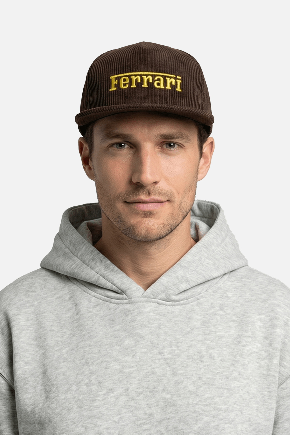 Ferrari Vintage Corduroy Cap – Brown