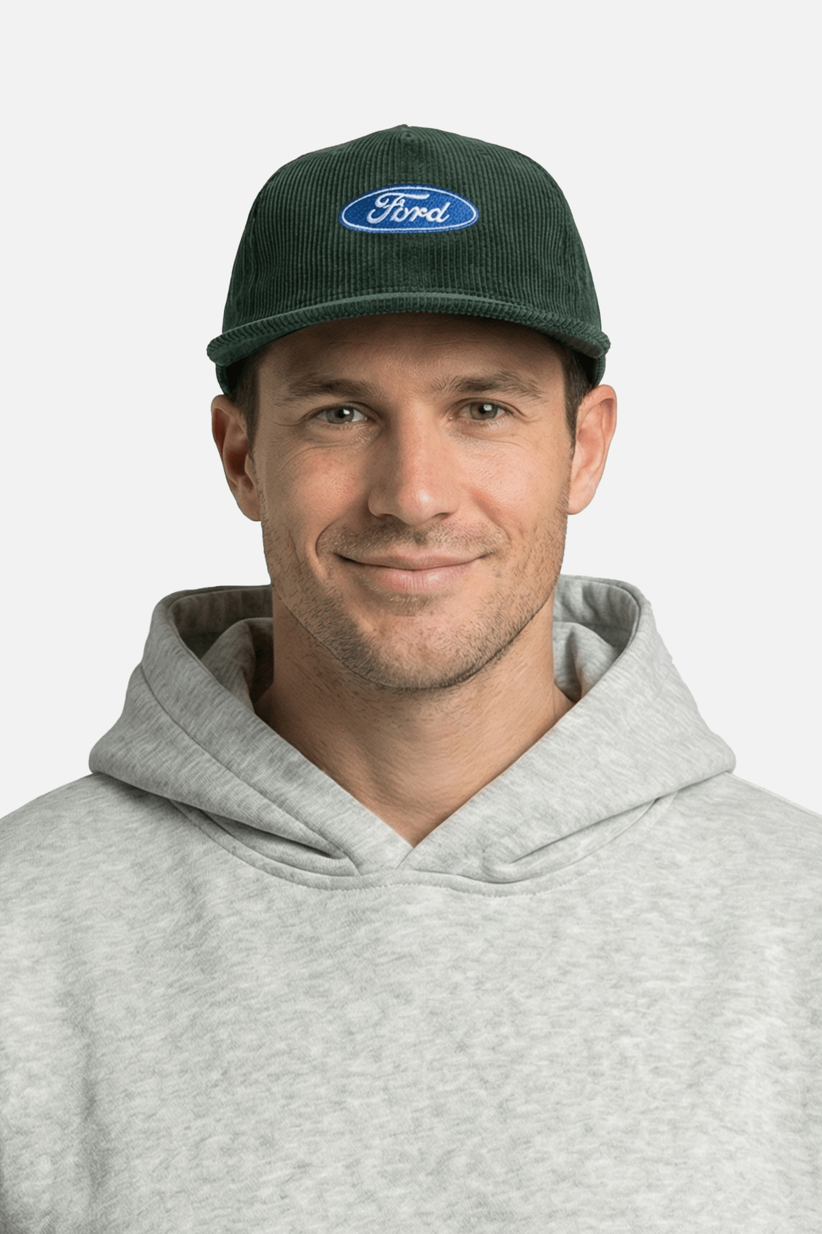 Ford Vintage Corduroy Cap – Forest Green