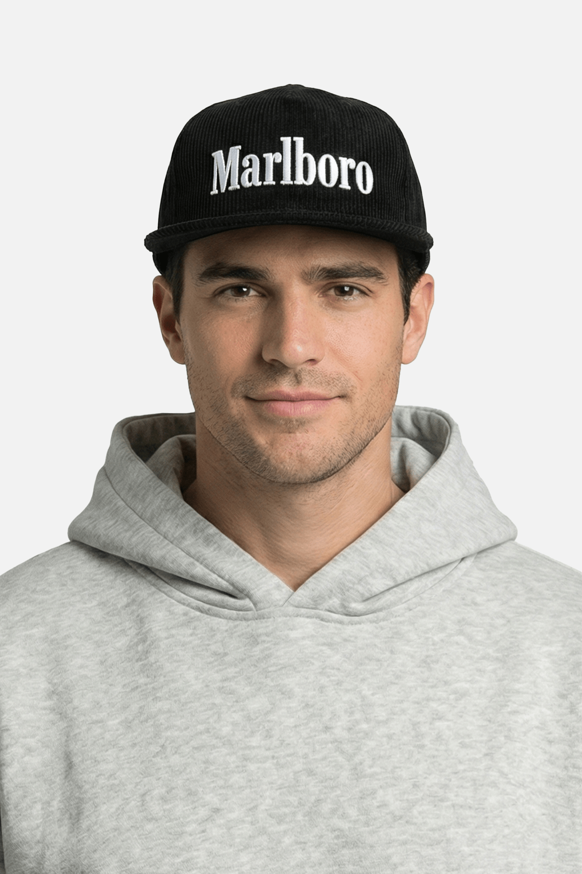 Marlboro Vintage Corduroy Cap – Black