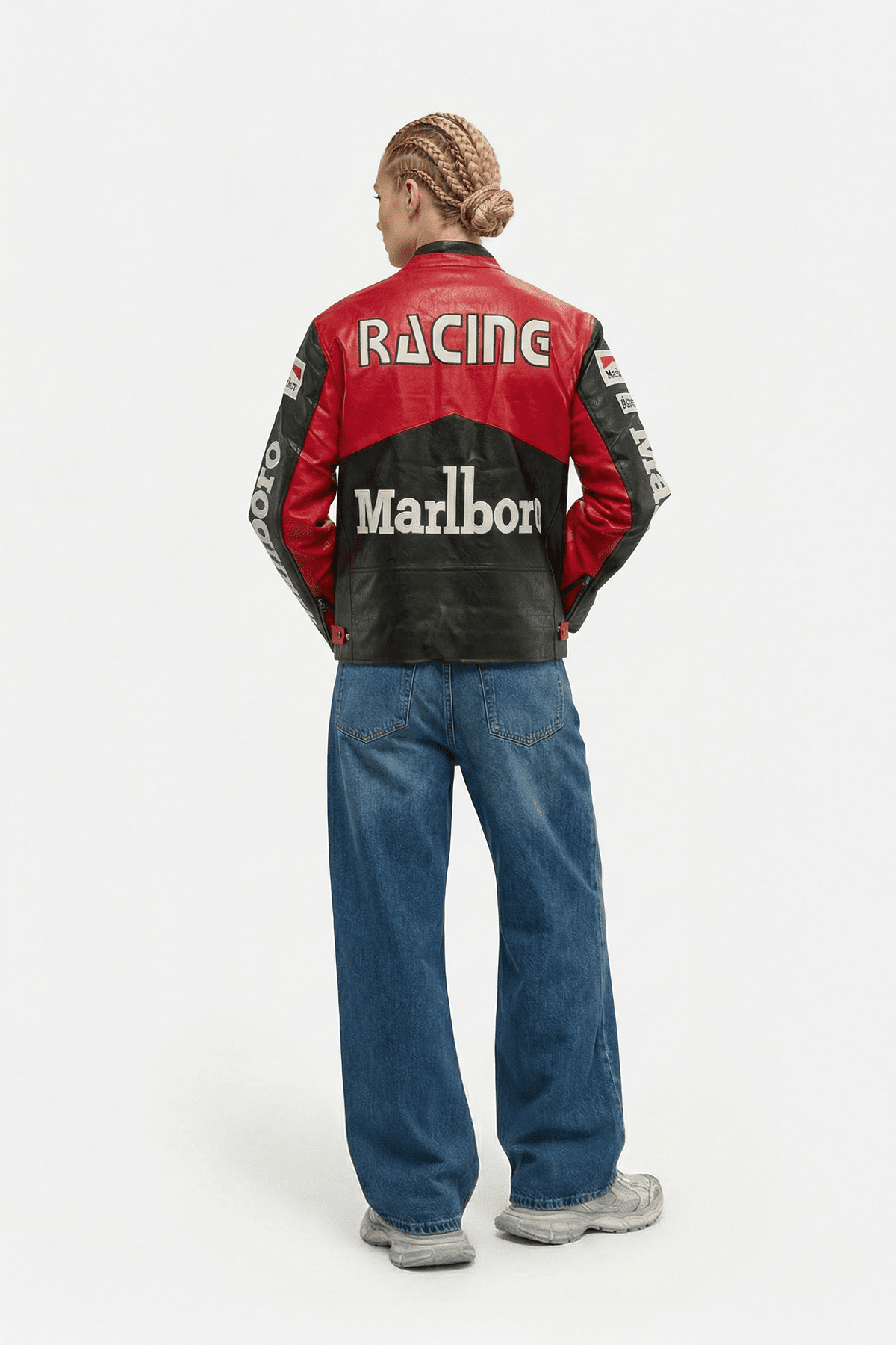 Marlboro Vintage Racing Leather Jacket - Classic Edition
