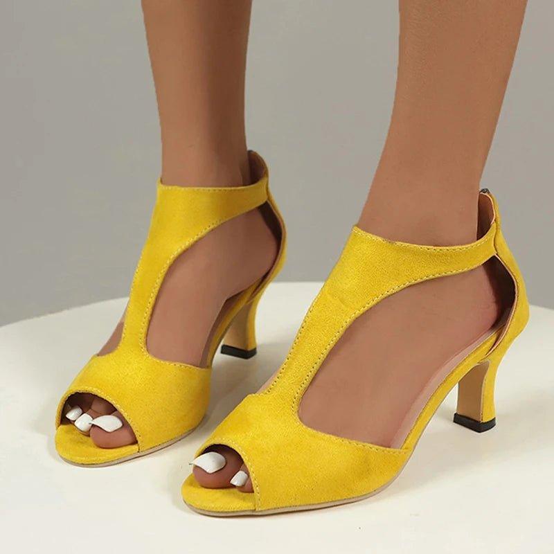 Gel-Cushion Kitten Heels — Bunion-Friendly Roomy Toe