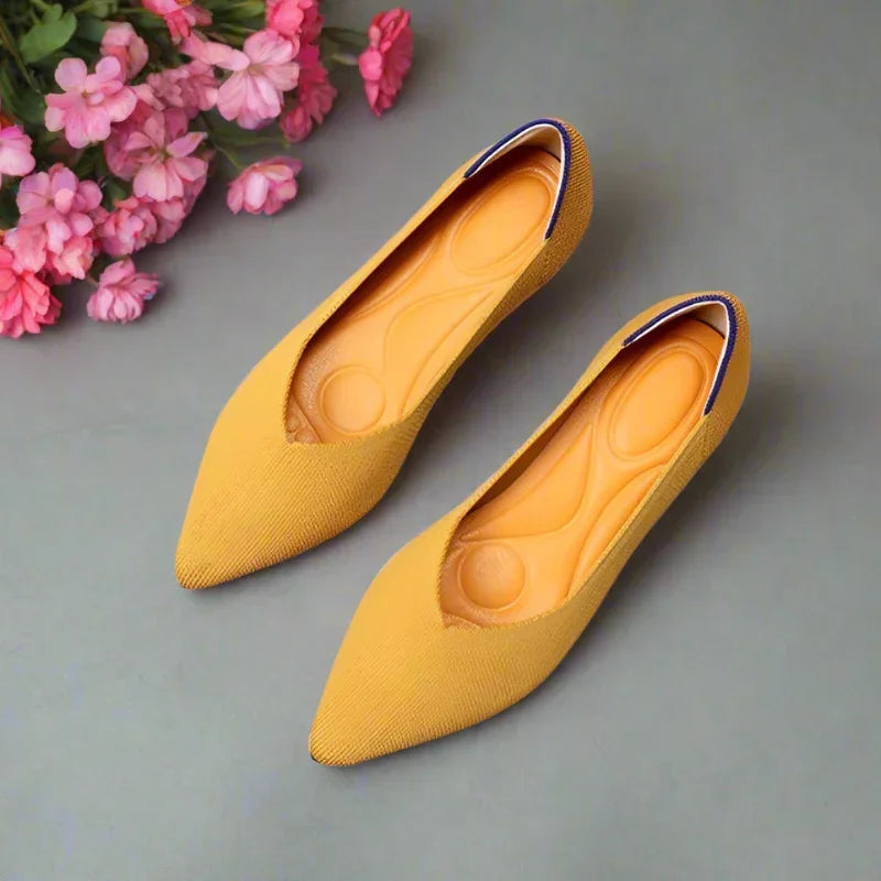 Ballet Flats for Bunions — Pointed Look, Wide Toe Box