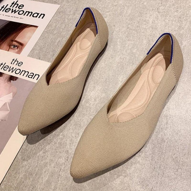Ballet Flats for Bunions — Pointed Look, Wide Toe Box
