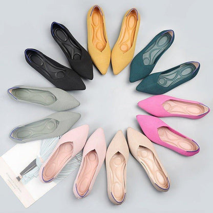 Ballet Flats for Bunions — Pointed Look, Wide Toe Box