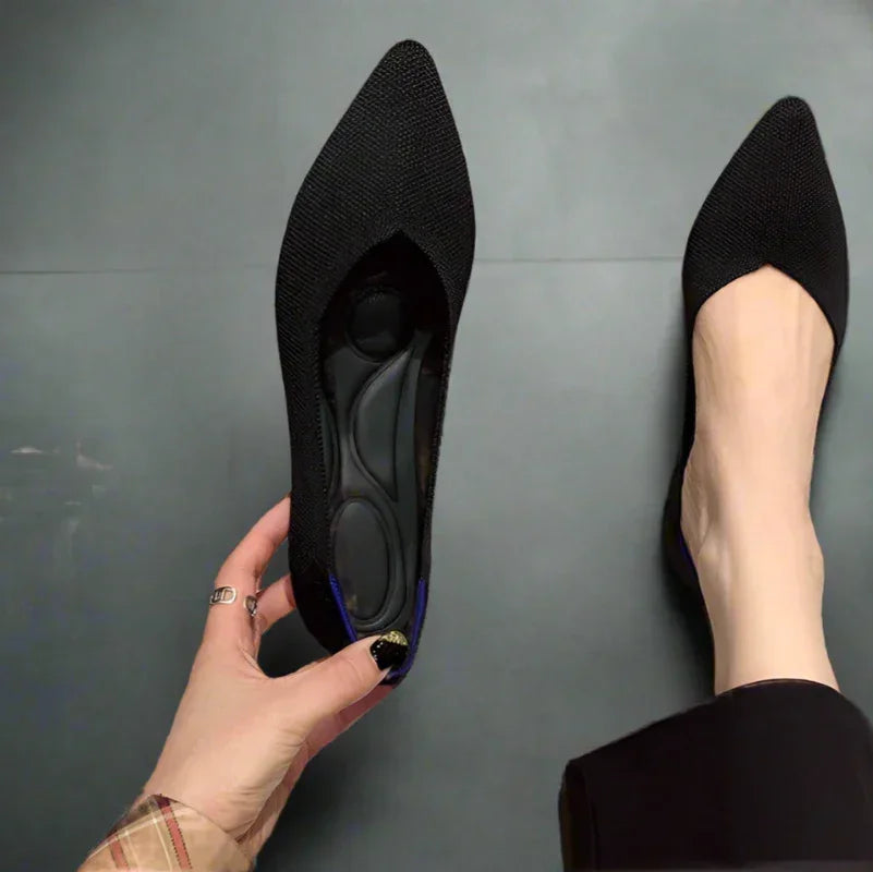 Ballet Flats for Bunions — Pointed Look, Wide Toe Box