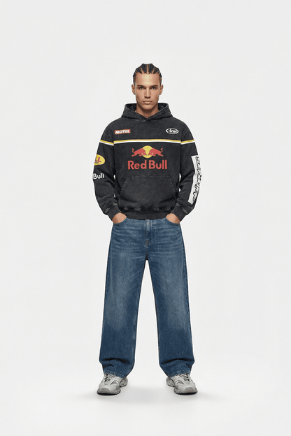 Red Bull Racing Oversized Hoodie – F1 & Moto Streetwear