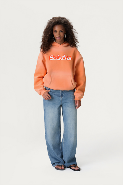 Seekers Zest Hoodie in Washed Orange